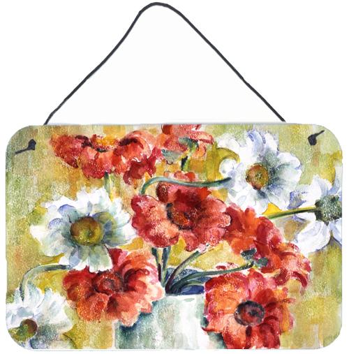 Flowers by Fiona Goldbacher Wall or Door Hanging Prints by Caroline&#39;s Treasures