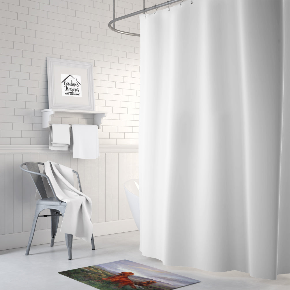 Caroline's Treasures Irish Setters by Elizabeth Halstead Machine Washable Memory Foam Mat HEH0081RUG