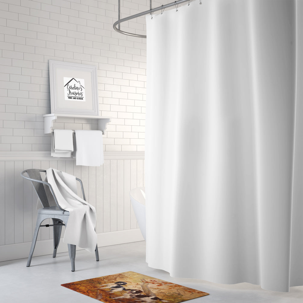 Caroline's Treasures Springer Spaniels by Elizabeth Halstead Machine Washable Memory Foam Mat HEH0139RUG