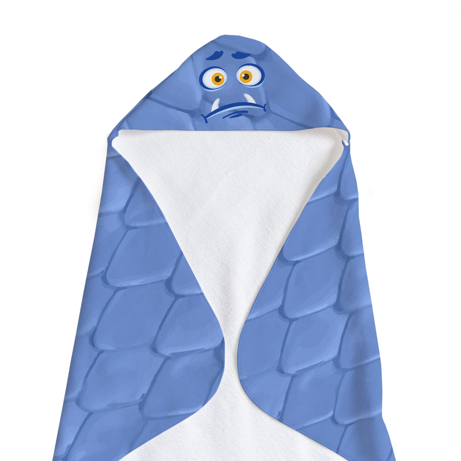 Buy this Slate Blue Monster Soft and Absorbent Hooded Baby Towel