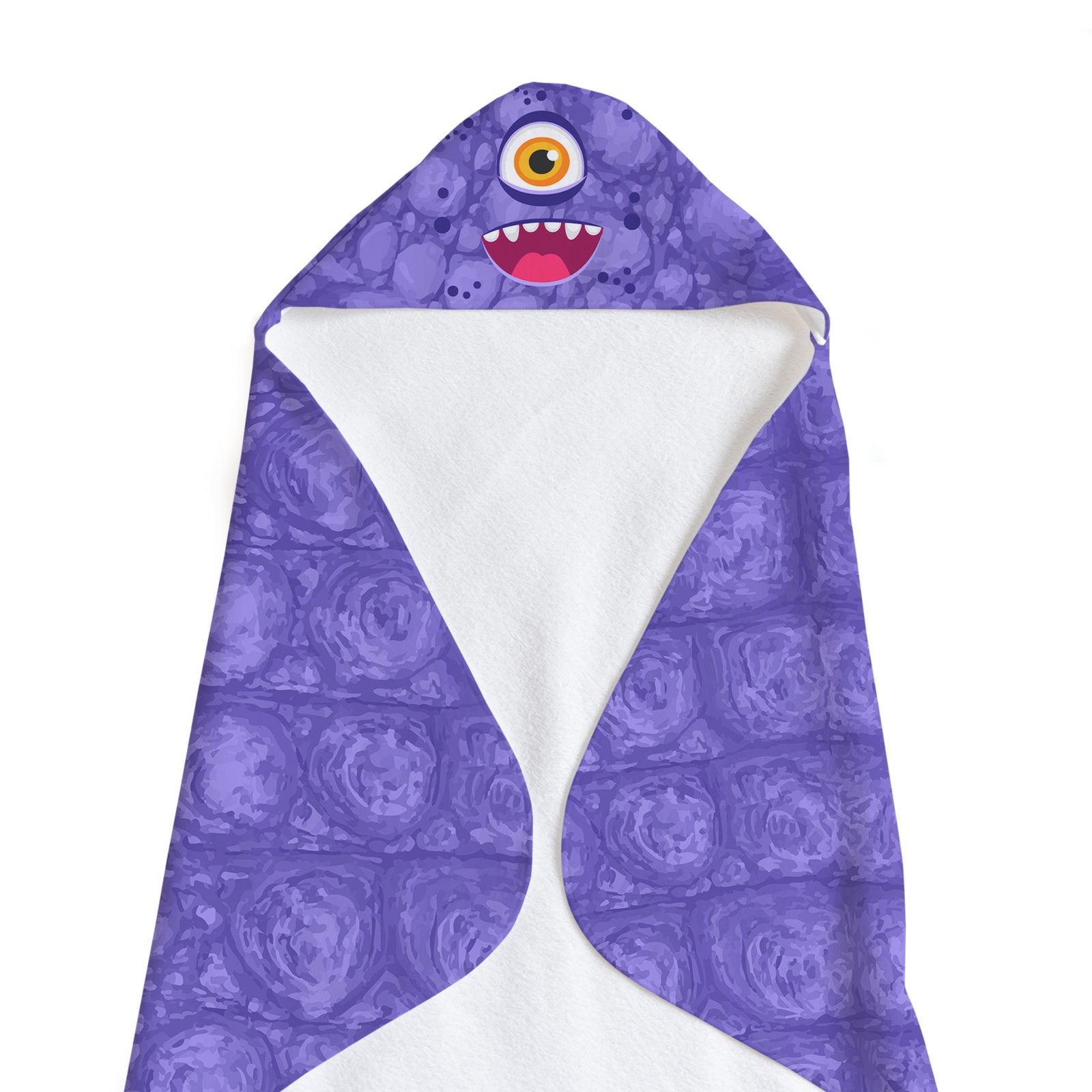 Buy this Purple Monster Soft and Absorbent Hooded Baby Towel