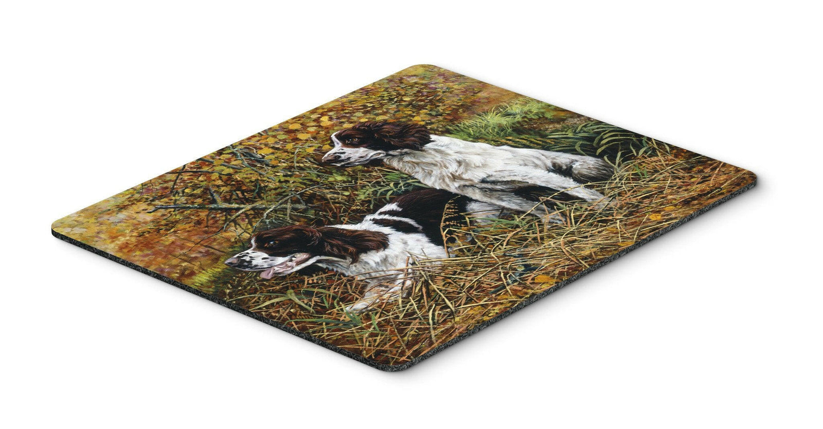 Two Springer Spaniels in the grasses Mouse Pad, Hot Pad or Trivet HMHE0002MP by Caroline's Treasures