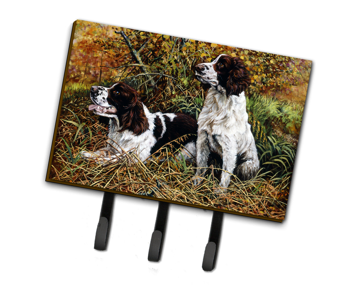 Two Springer Spaniels in the grasses Leash or Key Holder HMHE0002TH68  the-store.com.
