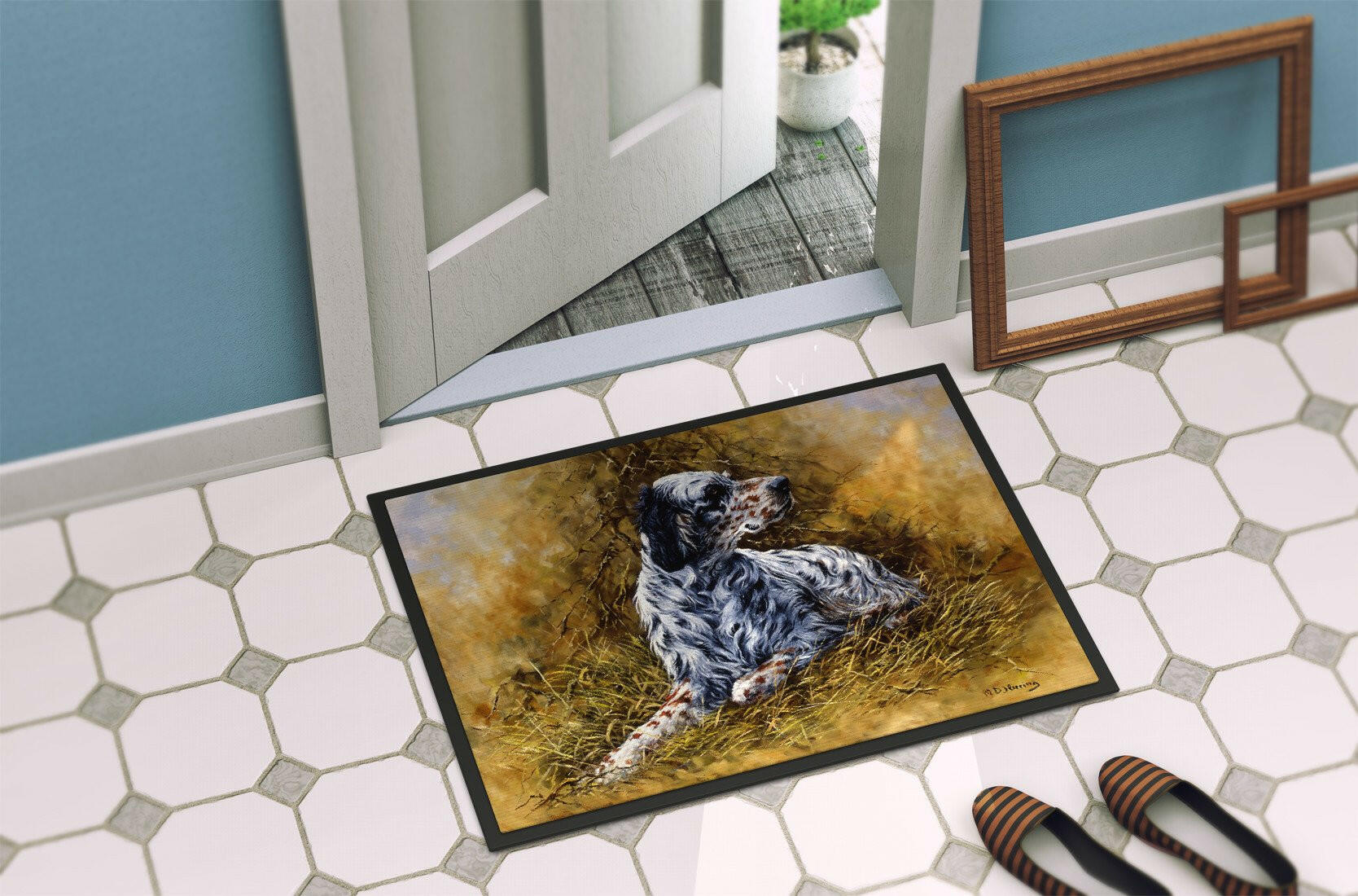 English Setter by Michael Herring Indoor or Outdoor Mat 24x36 HMHE0007JMAT - the-store.com