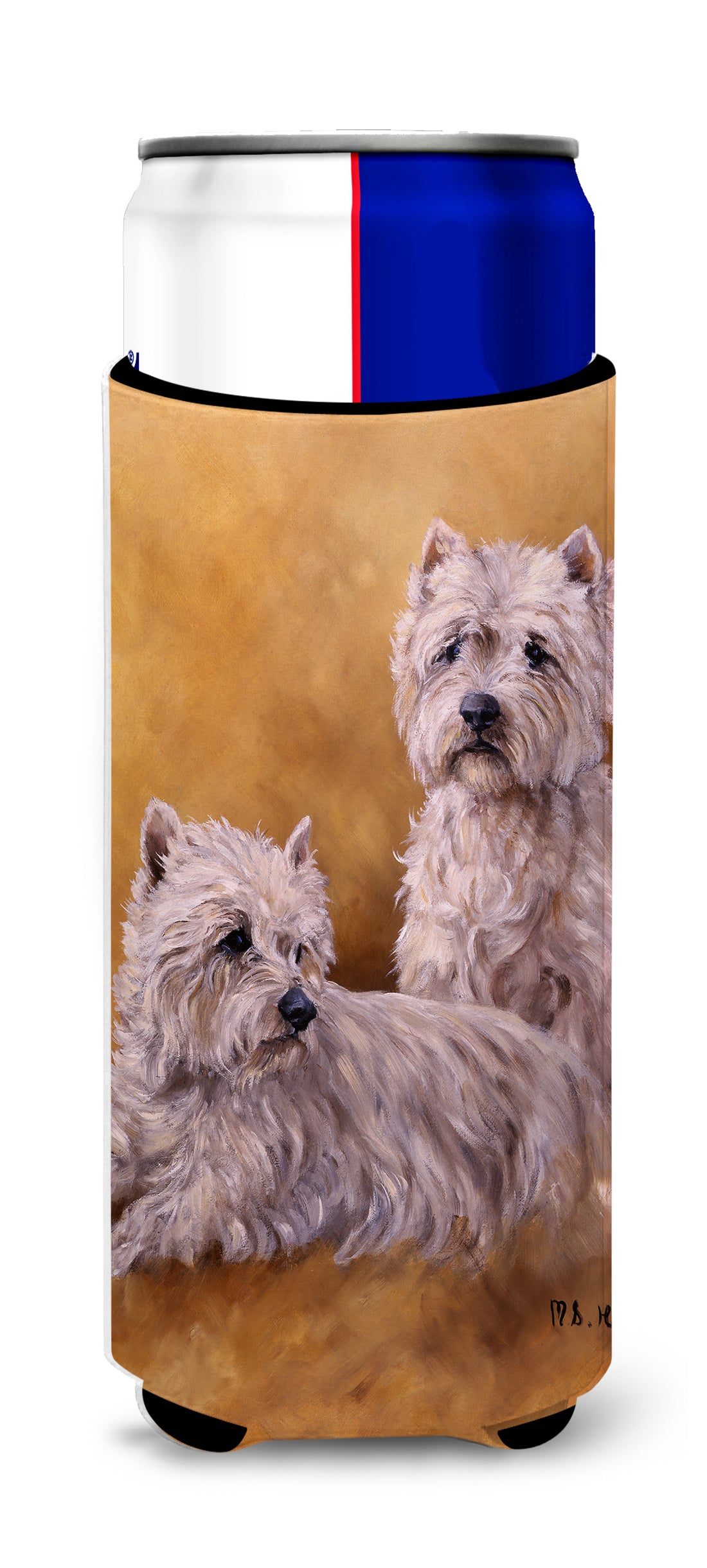 Westies by Michael Herring Ultra Beverage Insulators for slim cans HMHE0201MUK  the-store.com.