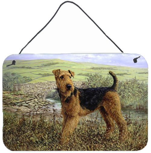 Airedale Terrier The Kings Country Wall or Door Hanging Prints by Caroline&#39;s Treasures