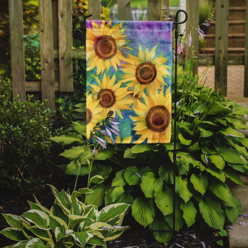 Sunflowers and Purple Flag Garden Size IBD0247GF