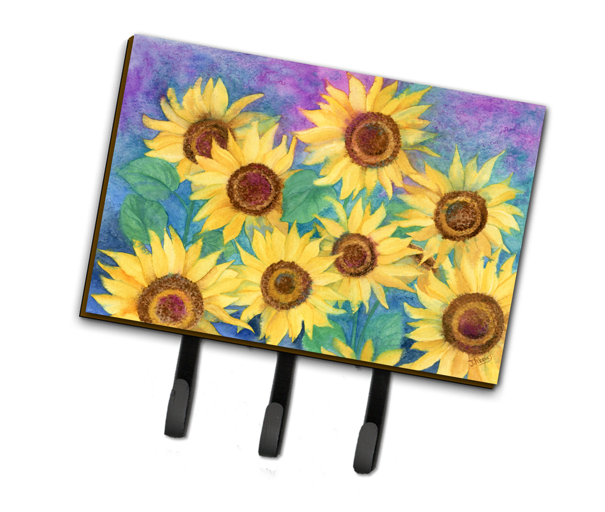 Sunflowers and Purple Leash or Key Holder IBD0247TH68