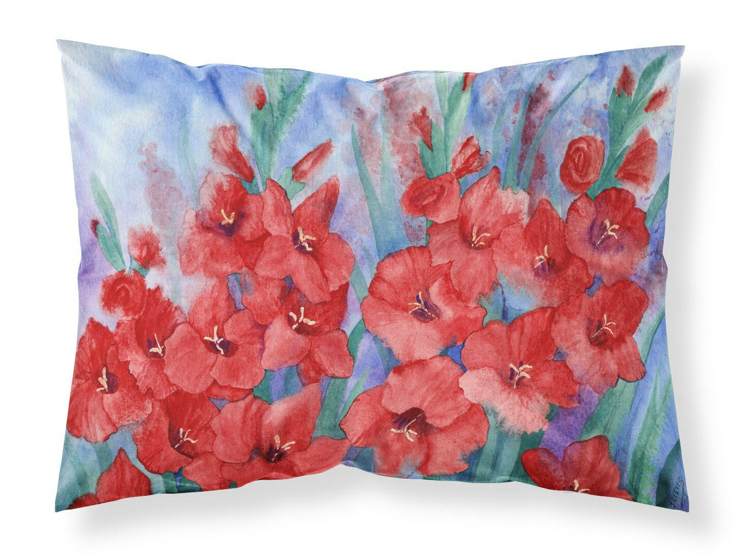 Gladioli Fabric Standard Pillowcase IBD0250PILLOWCASE by Caroline's Treasures