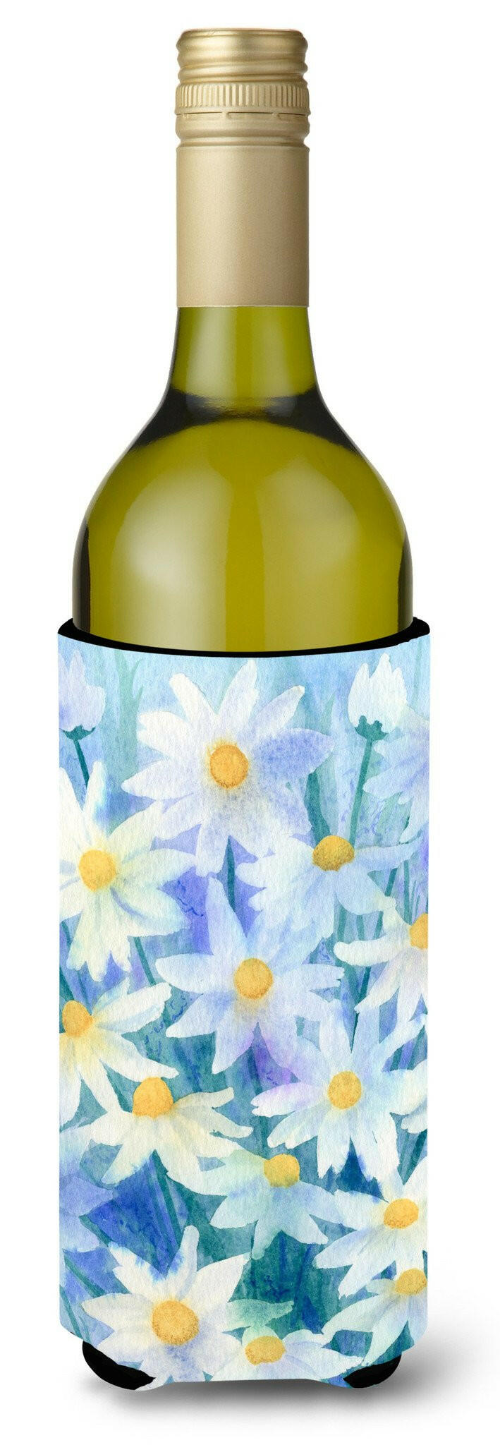 Light and Airy Daisies Wine Bottle Beverage Insulator Hugger IBD0255LITERK by Caroline's Treasures