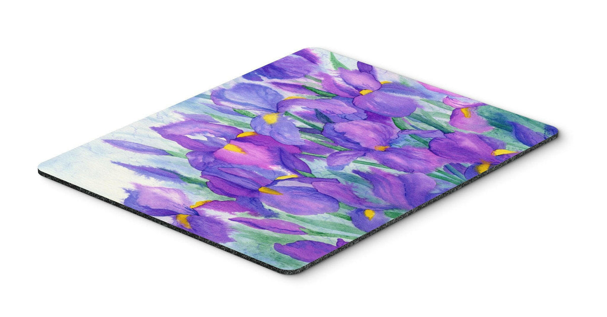 Purple Iris Mouse Pad, Hot Pad or Trivet IBD0256MP by Caroline&#39;s Treasures