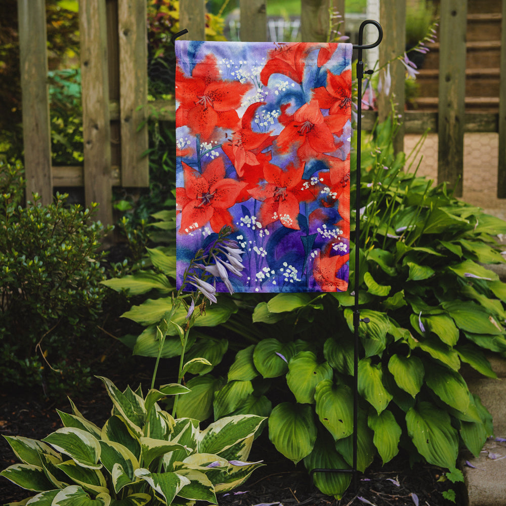 Lillies Flag Garden Size IBD0257GF