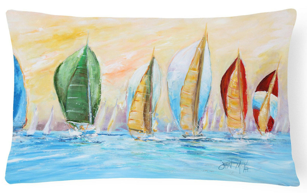 Reggatta Canvas Fabric Decorative Pillow JMK1002PW1216 by Caroline&#39;s Treasures