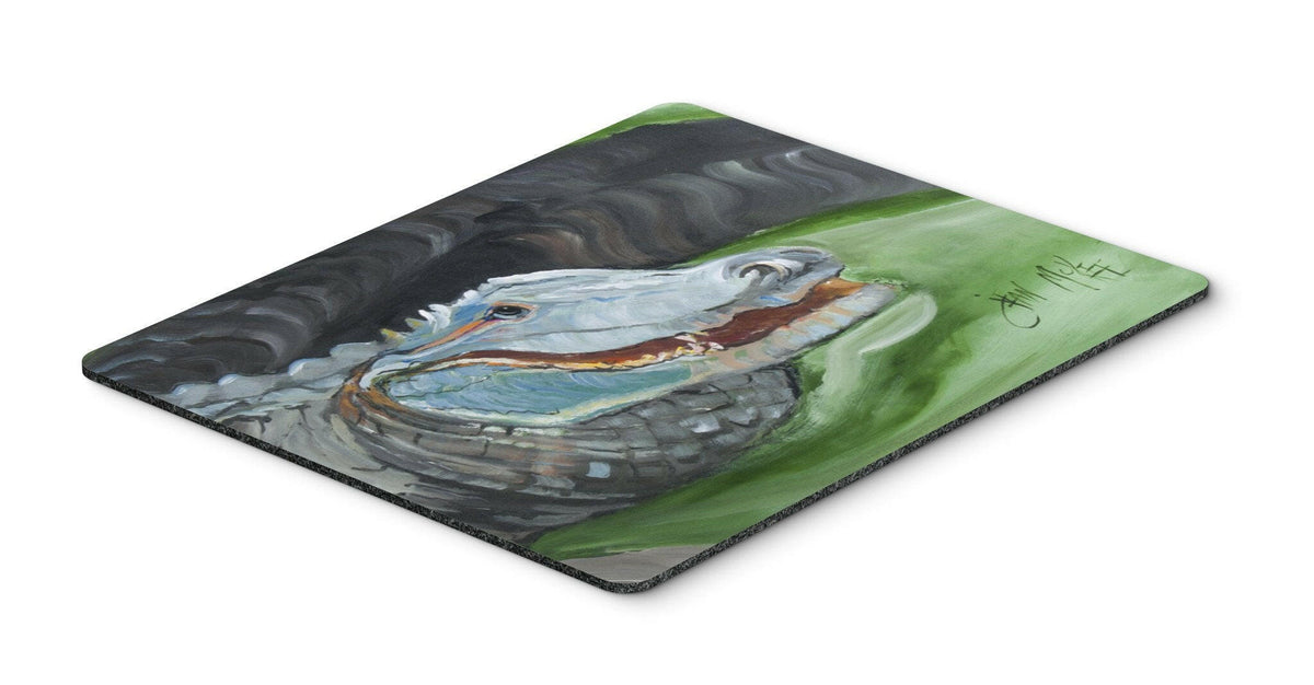 Blue Alligator Mouse Pad, Hot Pad or Trivet JMK1003MP by Caroline&#39;s Treasures