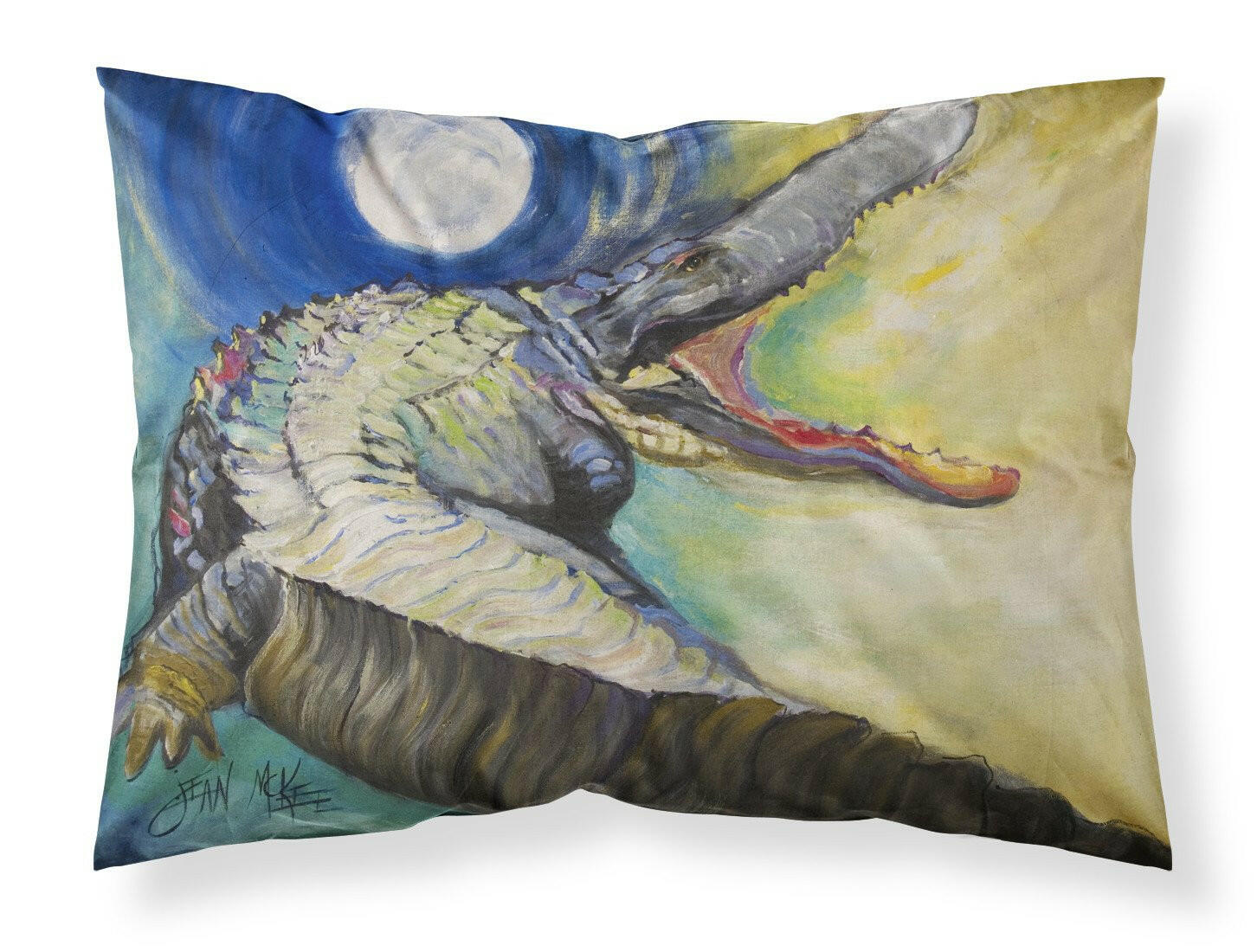 Alligator Fabric Standard Pillowcase JMK1004PILLOWCASE by Caroline's Treasures