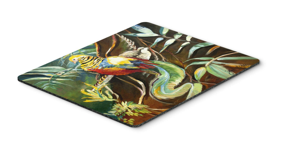 Mandarin Pheasant Mouse Pad, Hot Pad or Trivet JMK1014MP by Caroline&#39;s Treasures