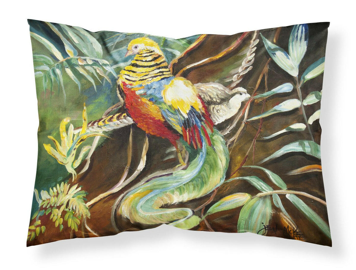 Mandarin Pheasant Fabric Standard Pillowcase JMK1014PILLOWCASE by Caroline&#39;s Treasures