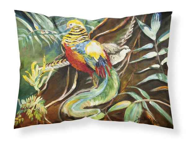 Mandarin Pheasant Fabric Standard Pillowcase JMK1014PILLOWCASE by Caroline's Treasures