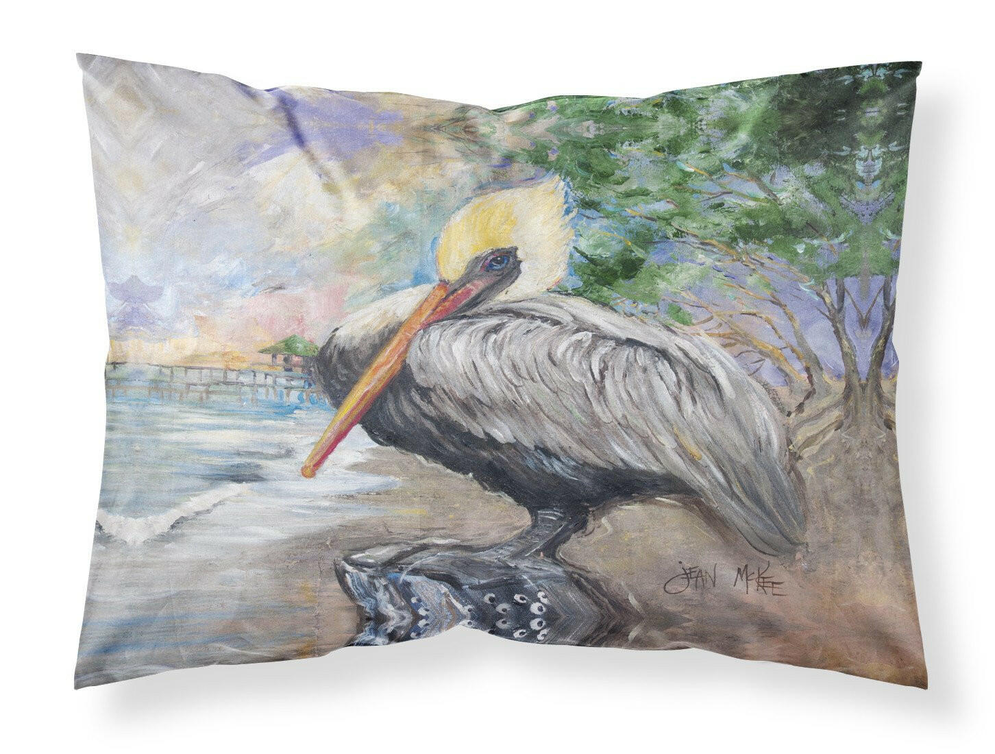 Pelican Bay Fabric Standard Pillowcase JMK1019PILLOWCASE by Caroline's Treasures