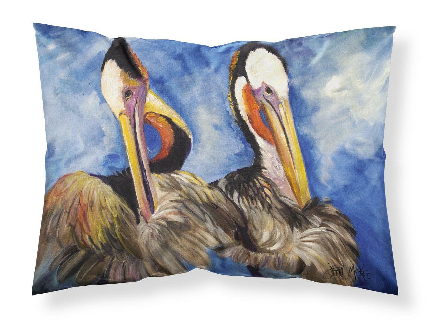 Pelican Brothers Fabric Standard Pillowcase JMK1022PILLOWCASE by Caroline's Treasures