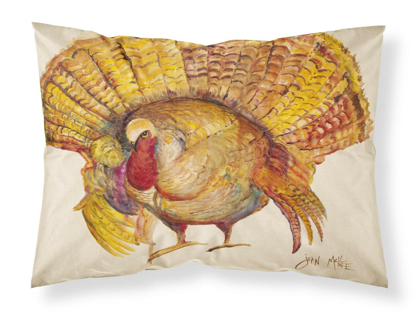 Turkey Fabric Standard Pillowcase JMK1023PILLOWCASE by Caroline's Treasures