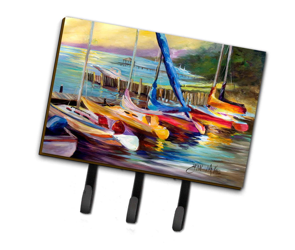 Sailboats at sunset Leash or Key Holder JMK1036TH68  the-store.com.