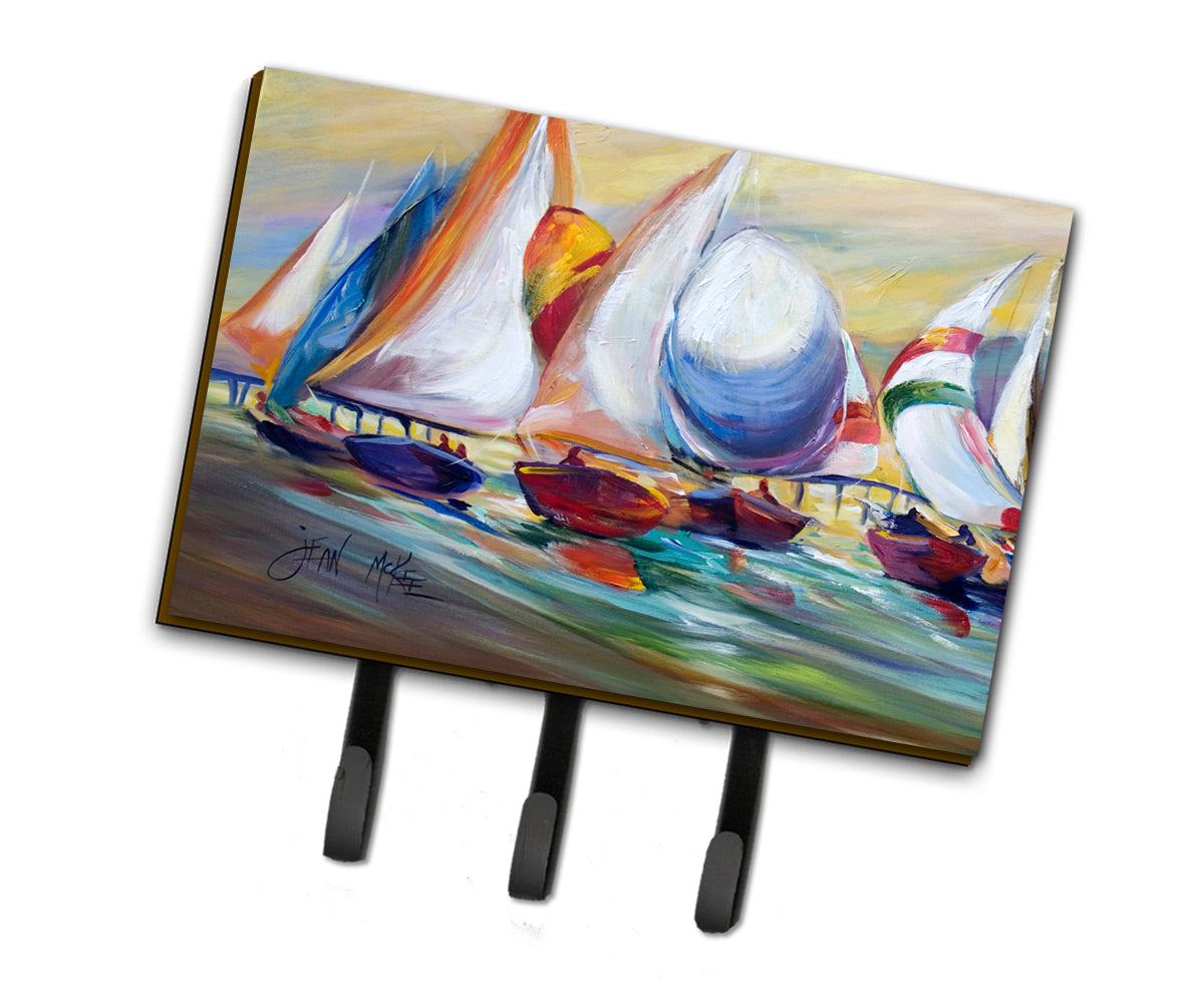 Sailboat Race in Dauphin Island Leash or Key Holder JMK1040TH68  the-store.com.