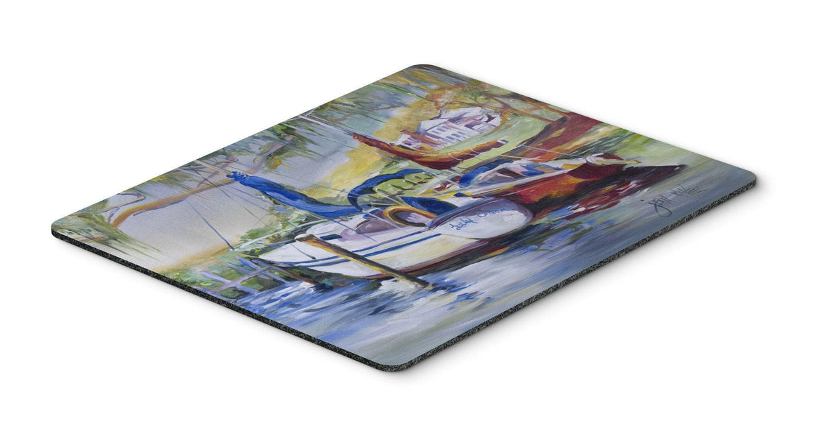 Lucky Dream Sailboat Mouse Pad, Hot Pad or Trivet JMK1053MP by Caroline&#39;s Treasures