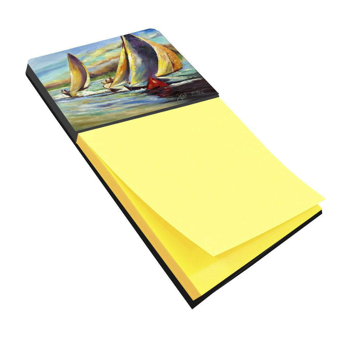 Knost Regatta Pass Christian Sailboats Sticky Note Holder JMK1057SN by Caroline&#39;s Treasures