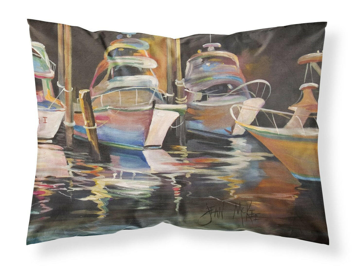 Sea Chase Deep Sea Fishing Boats Fabric Standard Pillowcase JMK1076PILLOWCASE by Caroline&#39;s Treasures