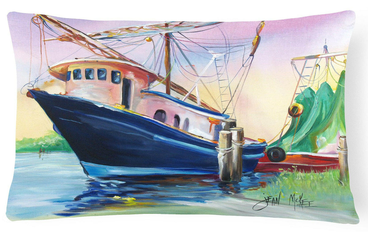 Shrimper Southern Star Canvas Fabric Decorative Pillow JMK1078PW1216 by Caroline&#39;s Treasures