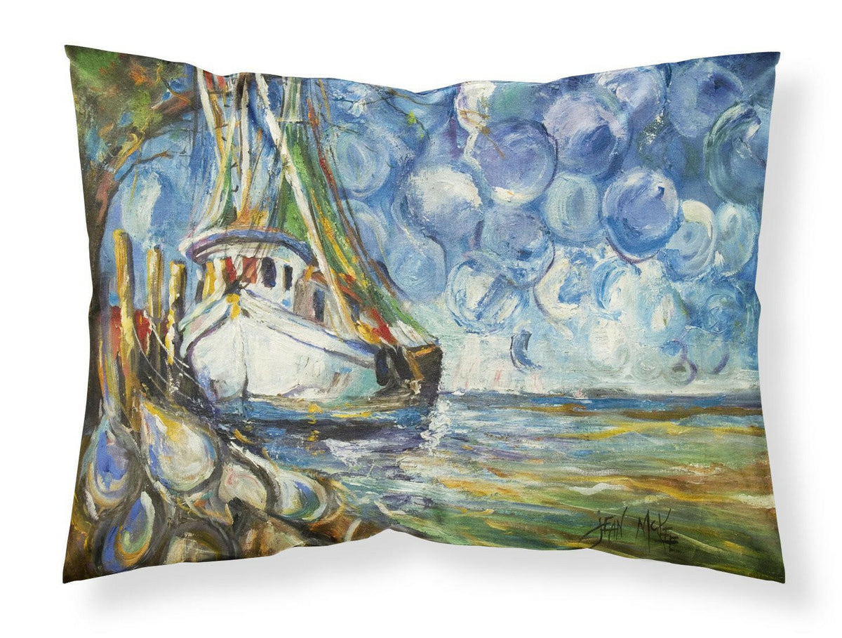 Shrimp Boat  101 Fabric Standard Pillowcase JMK1080PILLOWCASE by Caroline&#39;s Treasures
