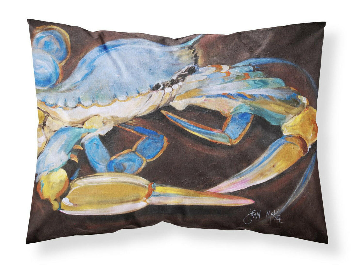 Blue Crab Fabric Standard Pillowcase JMK1090PILLOWCASE by Caroline&#39;s Treasures