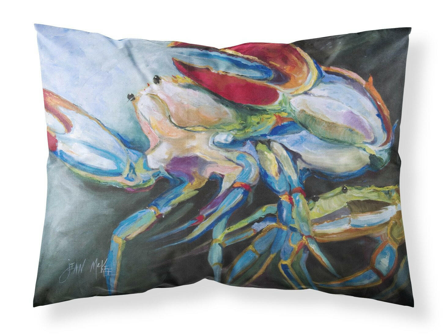 Blue Crab Fabric Standard Pillowcase JMK1103PILLOWCASE by Caroline's Treasures