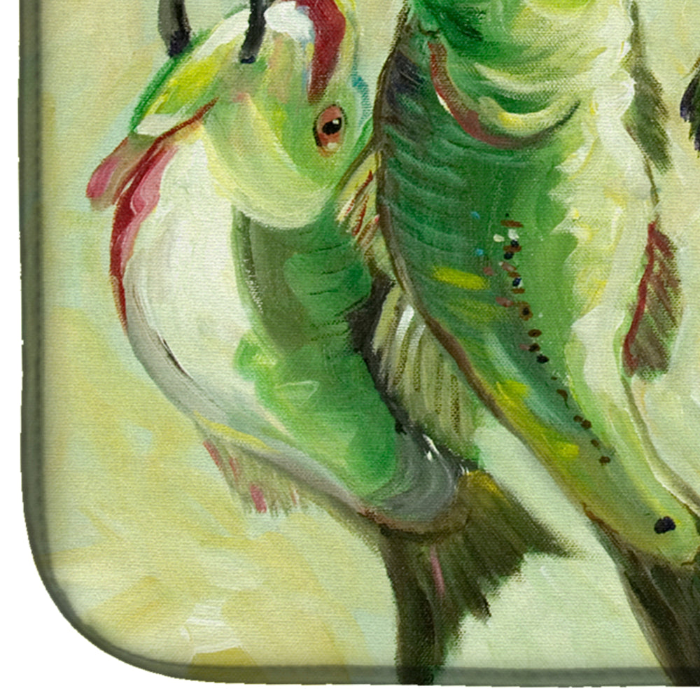 Recession Food Fish caught with Spam Dish Drying Mat JMK1113DDM