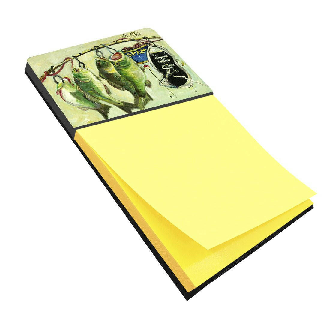 Recession Food Fish caught with Spam Sticky Note Holder JMK1113SN by Caroline's Treasures