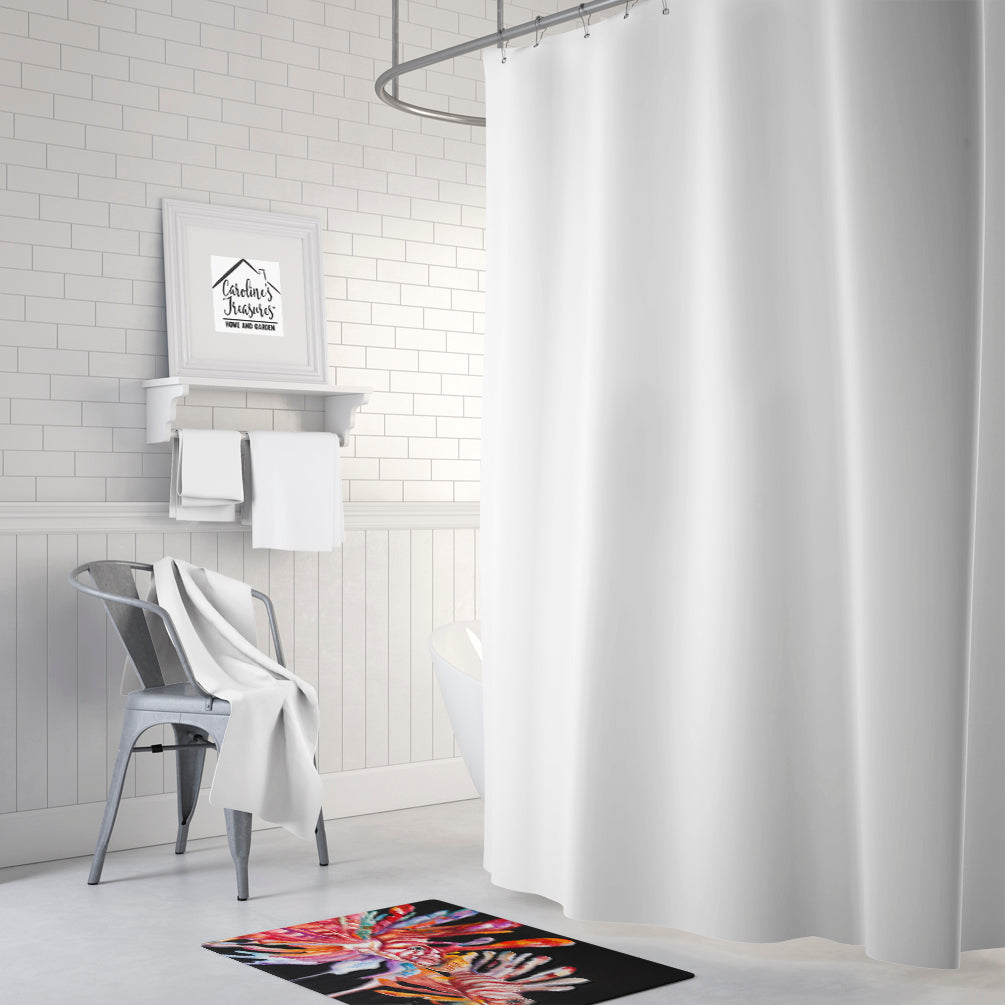 Caroline's Treasures Lionfish Machine Washable Memory Foam Mat JMK1114RUG