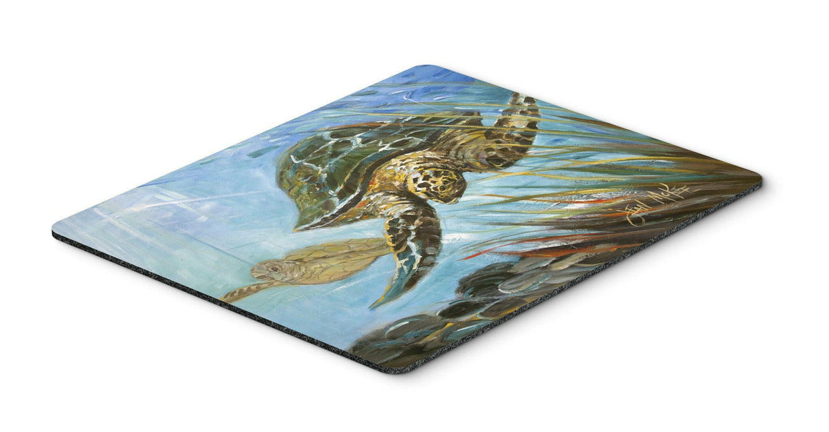Loggerhead Sea Turtle Mouse Pad, Hot Pad or Trivet JMK1118MP by Caroline&#39;s Treasures