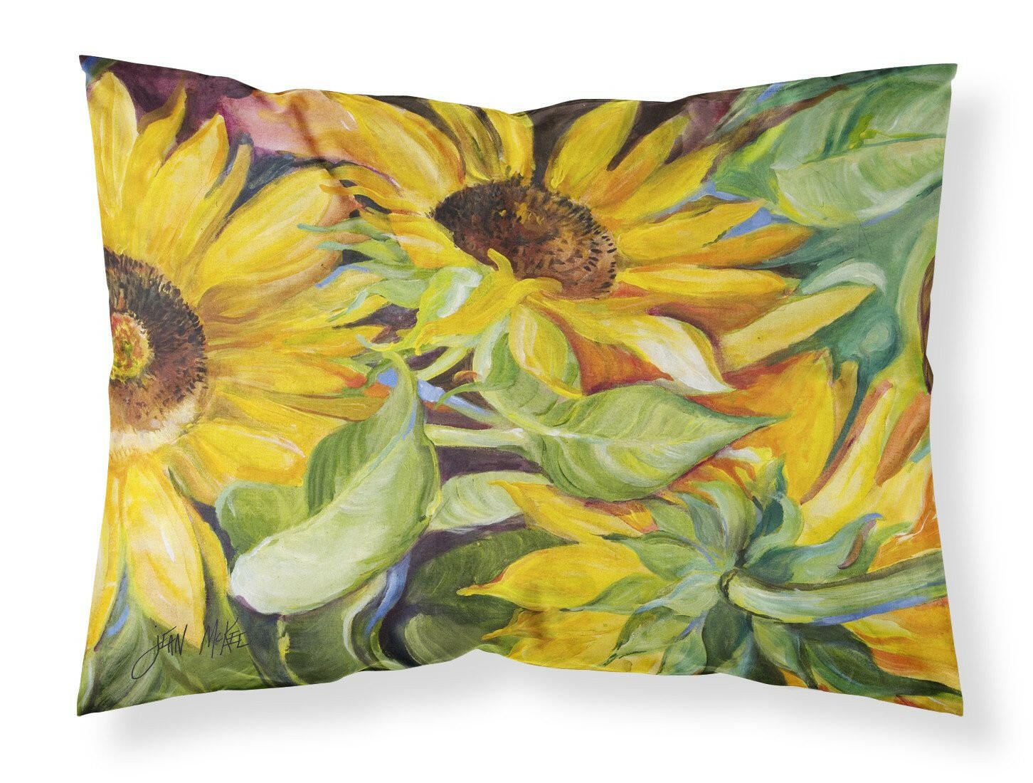 Sunflowers Fabric Standard Pillowcase JMK1122PILLOWCASE by Caroline's Treasures