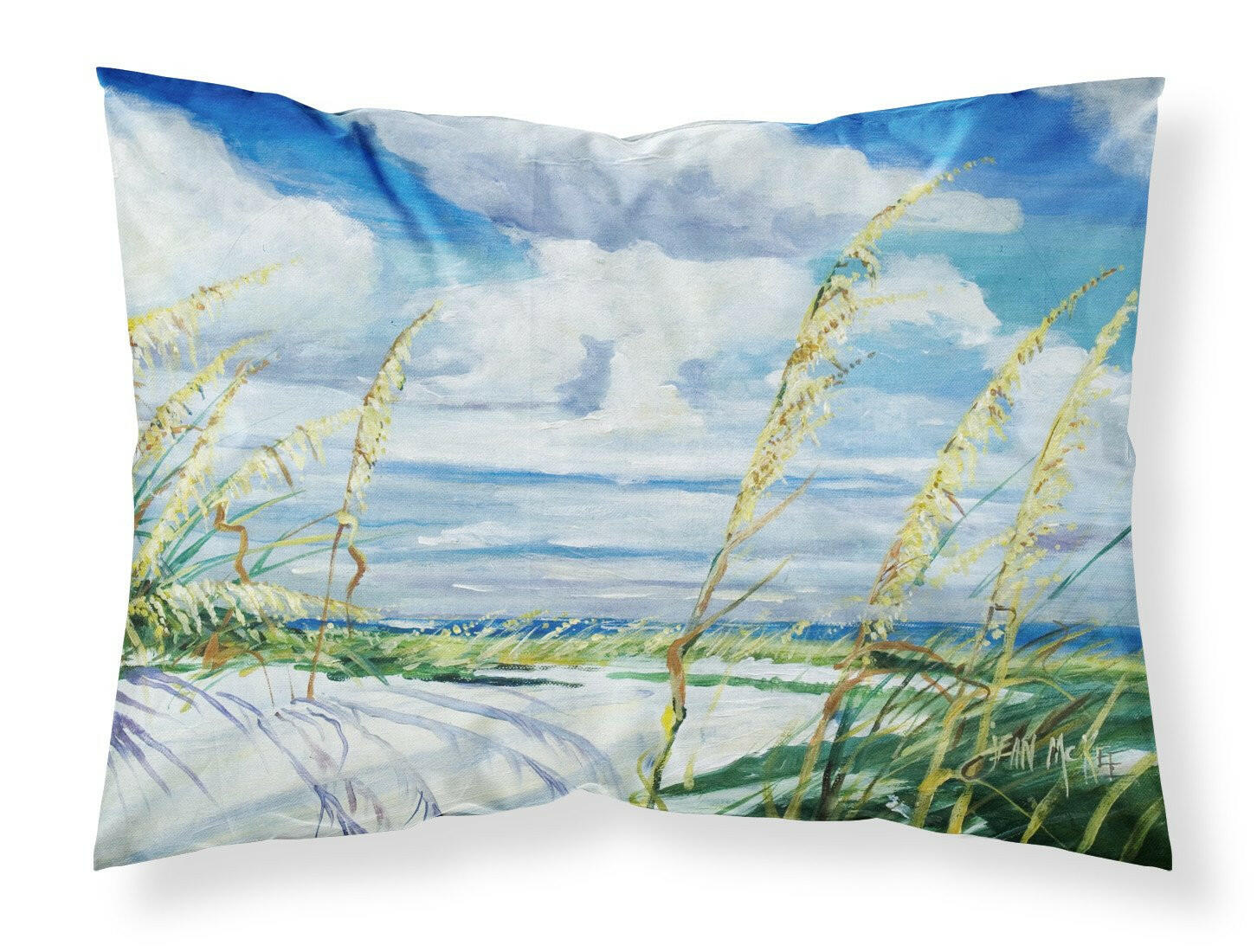 Sea Oats Fabric Standard Pillowcase JMK1123PILLOWCASE by Caroline's Treasures
