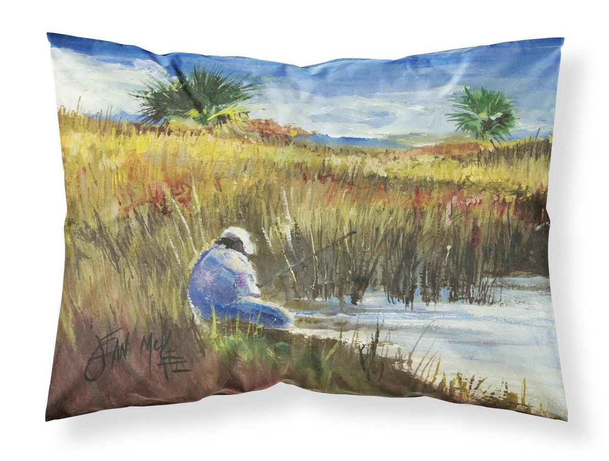 Fisherman on the Bank Fabric Standard Pillowcase JMK1125PILLOWCASE by Caroline&#39;s Treasures