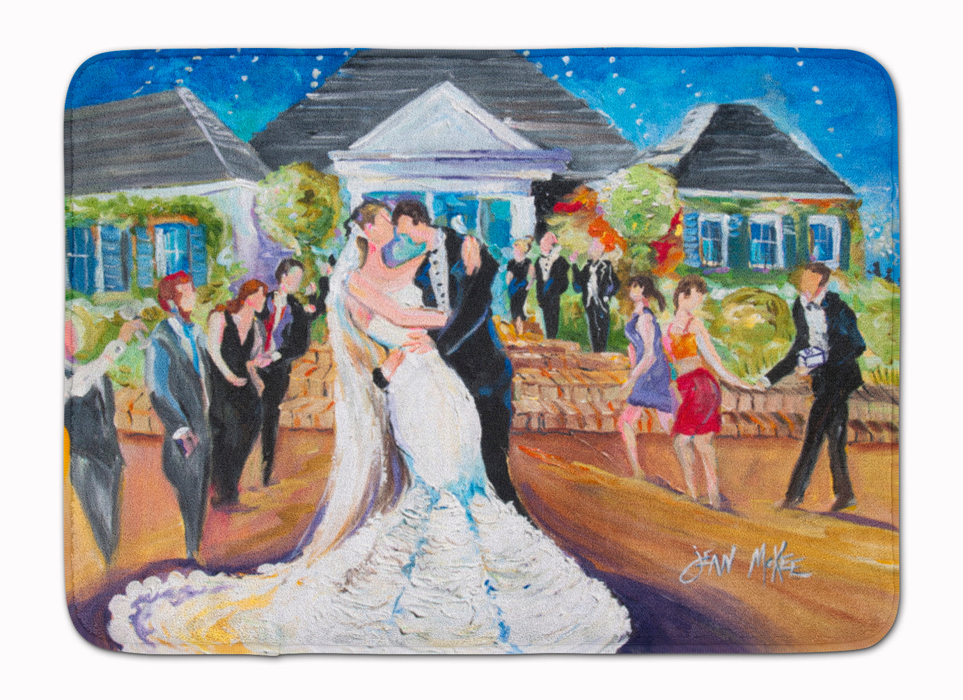 Our Wedding Day Machine Washable Memory Foam Mat JMK1127RUG - the-store.com