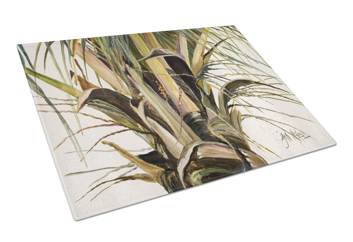 Top Coconut Tree Glass Cutting Board Large JMK1131LCB by Caroline&#39;s Treasures