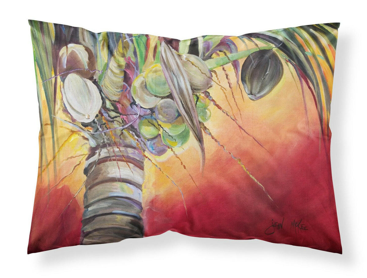 Sunset on the Coconut Tree Fabric Standard Pillowcase JMK1133PILLOWCASE by Caroline&#39;s Treasures