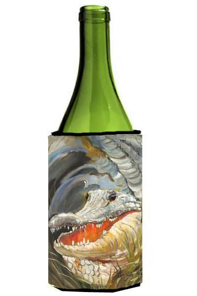 Alligator Wine Bottle Beverage Insulator Hugger JMK1138LITERK by Caroline&#39;s Treasures