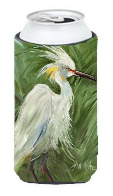 White Egret in Green grasses Tall Boy Beverage Insulator Hugger JMK1141TBC by Caroline&#39;s Treasures