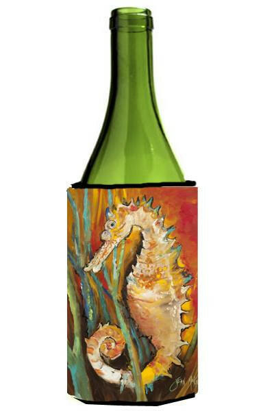 Seahorse Wine Bottle Beverage Insulator Hugger JMK1142LITERK by Caroline's Treasures