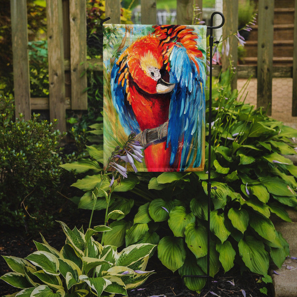 Red Parrot Flag Garden Size  the-store.com.