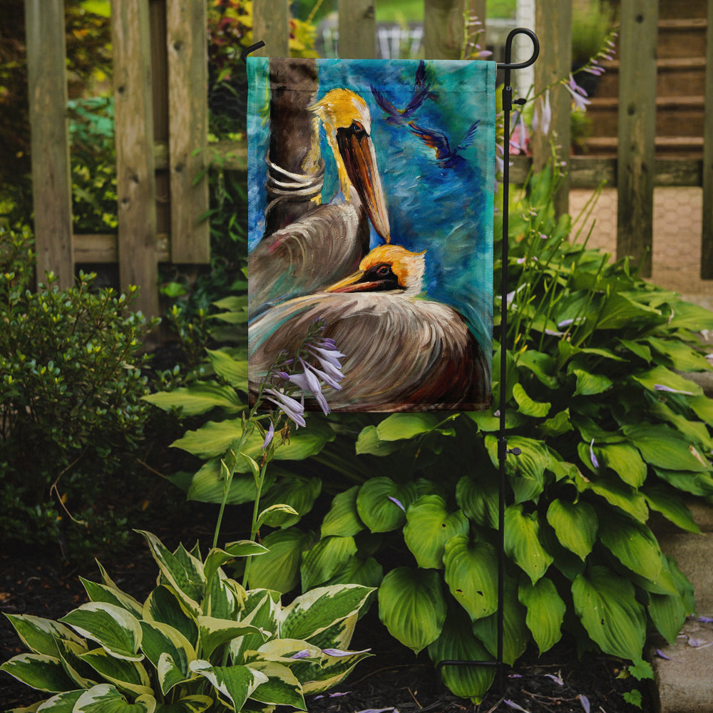 Pelicans Remembering Flag Garden Size