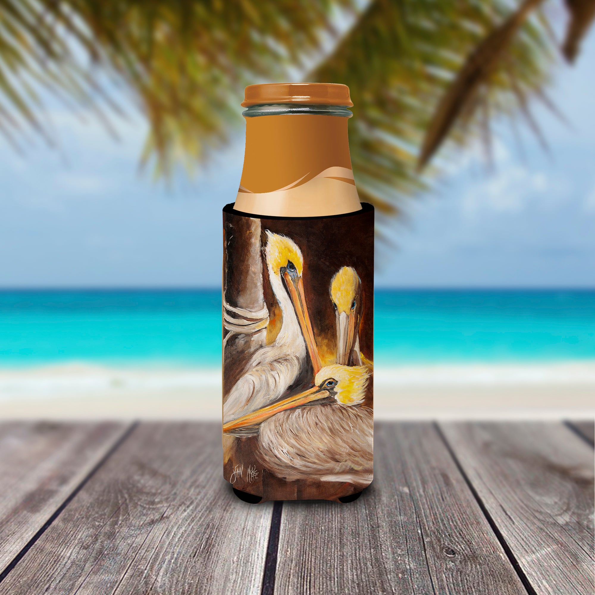 Brown Pelicans Ultra Beverage Insulators for slim cans JMK1146MUK.